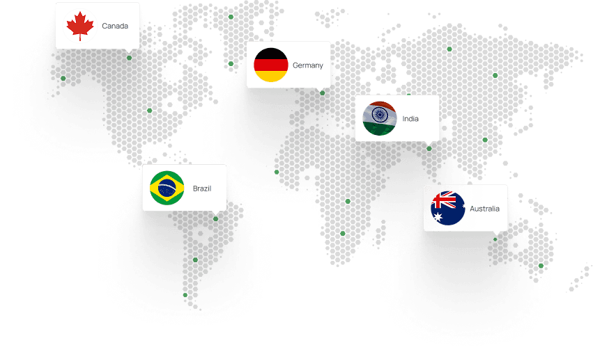 Global presence map